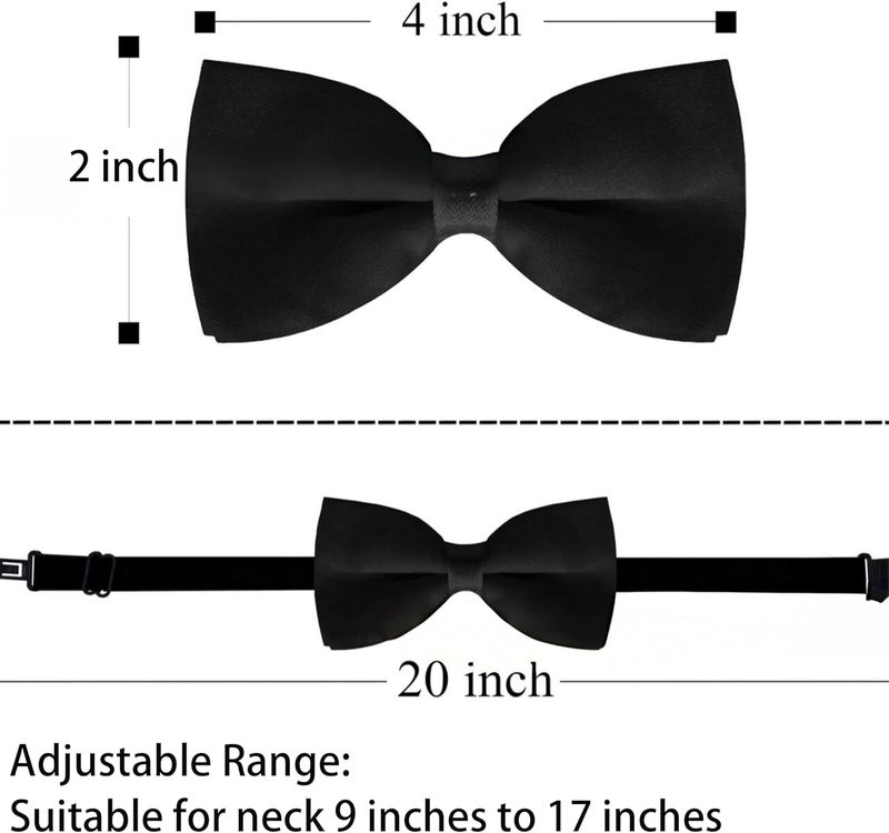 UTOWO Kids Suspenders Bowtie Sets Adjustable Suspender Set for Boys and Girls - Image 2